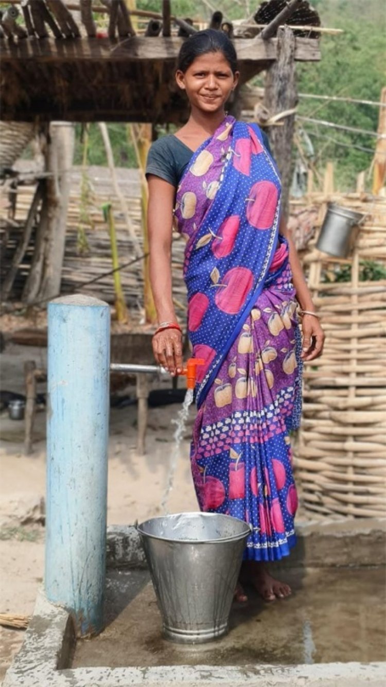 जल जीवन मिशन से संवर रही नारायणपुर के वनांचल की तस्वीर- घर-घर पहुँच रहा शुद्ध पेयजल, बढ़ रही खुशहाली