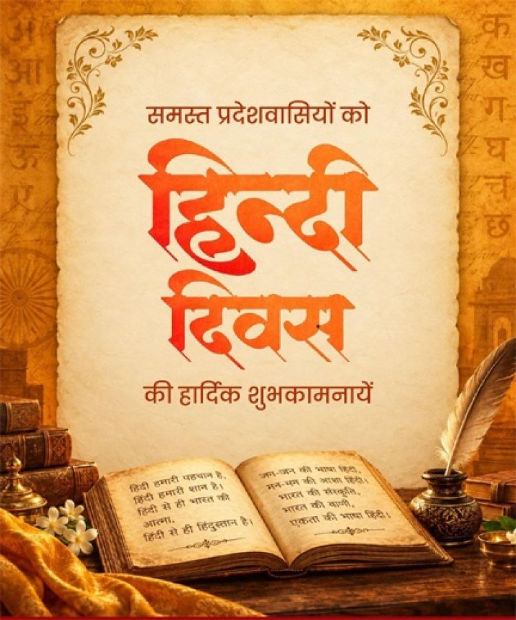 हिंदी दिवस पर वित्त मंत्री ओपी चौधरी ने दी देशवासियों को हार्दिक शुभकामनाएं