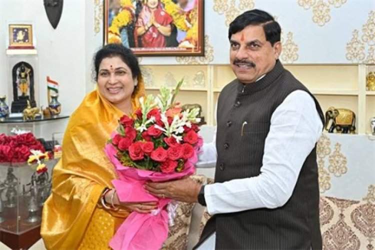 मुख्यमंत्री डॉ. यादव ने राज्यमंत्री कृष्णा गौर को दीं जन्मदिन की शुभकामनाएं