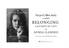 सोनिया गांधी की नई किताब नवंबर में होगी लॉन्च
