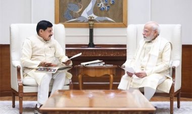 प्रधानमंत्री मोदी से मुख्यमंत्री डॉ. यादव ने की आत्मीय भेंट