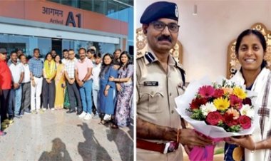 एशिया में गोल्ड जीतकर लौटीं इशिका, ग्वालियर में भव्य स्वागत