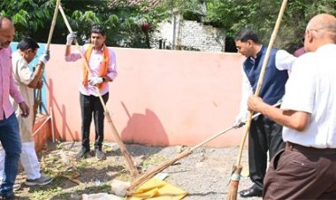 सेवा संकल्प अभियान : स्वच्छता एक आदत है जो धीरे-धीरे संस्कार बनेगी - मंत्री टंक राम वर्मा