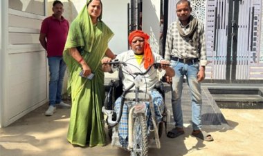 मंत्री लक्ष्मी राजवाड़े की त्वरित पहल से दिव्यांग हितग्राही को एक घंटे में मिली ट्राइसाइकिल
