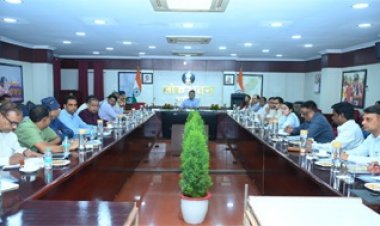 राष्ट्रपति द्रौपदी मुर्मू के छत्तीसगढ़ प्रवास की तैयारियों के संबंध में लोकभवन में बैठक आयोजित