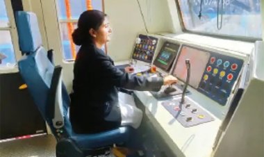 महिला लोको पायलट प्रतिभा की बड़ी उपलब्धि, नई ट्रेन चलाने में हैट्रिक