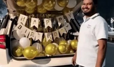 नायब तहसीलदार ने बीच सड़क पर काटा केक, सलमान खान के गाने पर रील