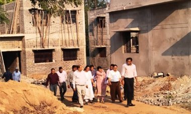 लोक निर्माण विभाग के सचिव ने निर्माणाधीन संयुक्त जिला कार्यालय भवन और पीडब्लूडी आवासीय परिसर का किया निरीक्षण