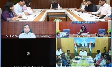 केबिनेट सचिव ने संभावित चक्रवात ‘अर्नब’ से निपटने राज्य के मुख्य सचिवों से की वीडियो कॉन्फ्रेंस