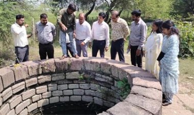 आयुक्त तारन प्रकाश सिन्हा ने बेमेतरा जिले में वीबी-जी राम जी योजना के कार्यों का किया सघन निरीक्षण