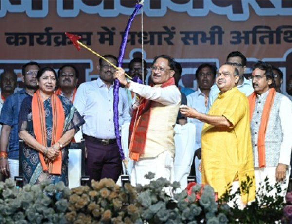 सत्य और धर्म की विजय का शाश्वत संदेश देता है विजयादशमी का पर्व : मुख्यमंत्री विष्णु देव साय