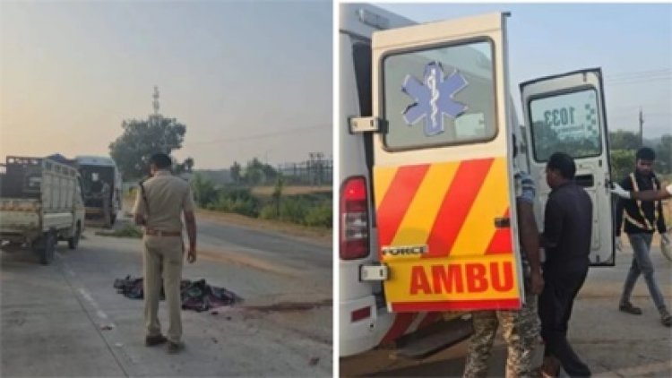 अंबिकापुर-सीतापुर हाईवे पर दर्दनाक हादसा, 2 की मौत