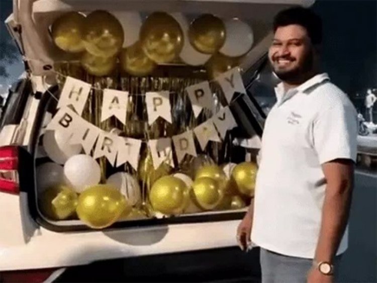 नायब तहसीलदार ने बीच सड़क पर काटा केक, सलमान खान के गाने पर रील