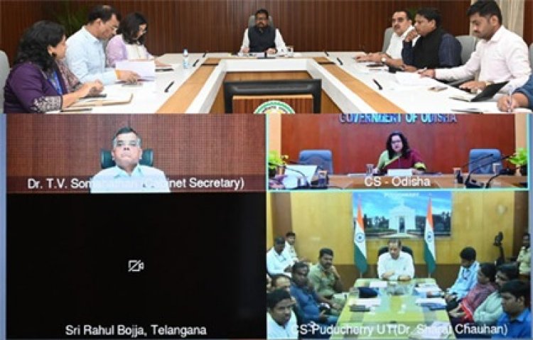 केबिनेट सचिव ने संभावित चक्रवात ‘अर्नब’ से निपटने राज्य के मुख्य सचिवों से की वीडियो कॉन्फ्रेंस